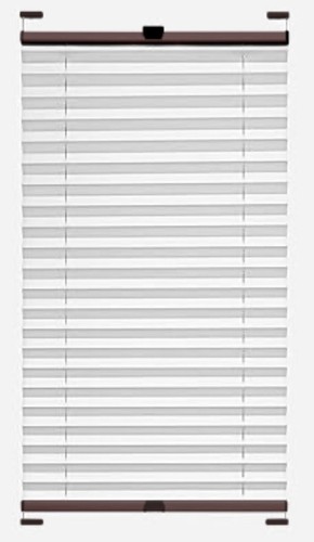 Plissee fensterrollo weiß mit - weiß,